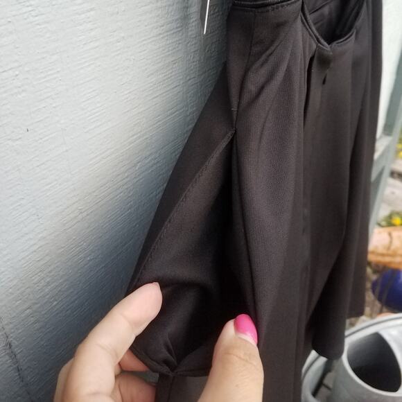 Lulus | Little Black Dress Swing Skirt Fit and Flair Low Back Small - Picture 7 of 7